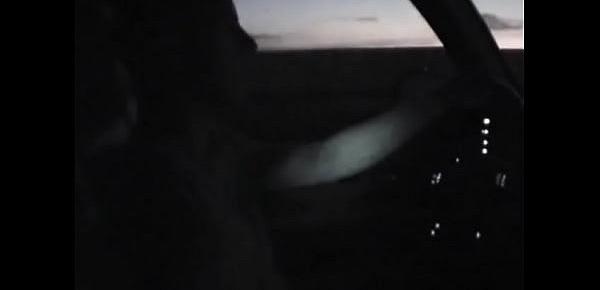  Sexy GF Sucks Dick While Boyfriend Is Driving